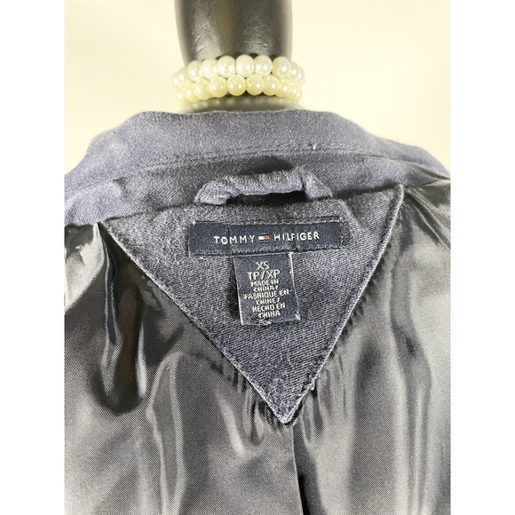 Tommy Hilfiger Navy Career Gold Button Preppy Capsule Blazer Jacket Sz XS - Picture 15 of 16